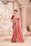 4219a To 4219e By Manjula Viscose Fabric With Work Saree